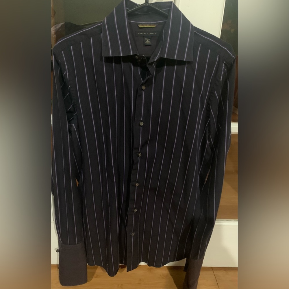 Banana Republic Brand Mens Dress Shirt, size medium